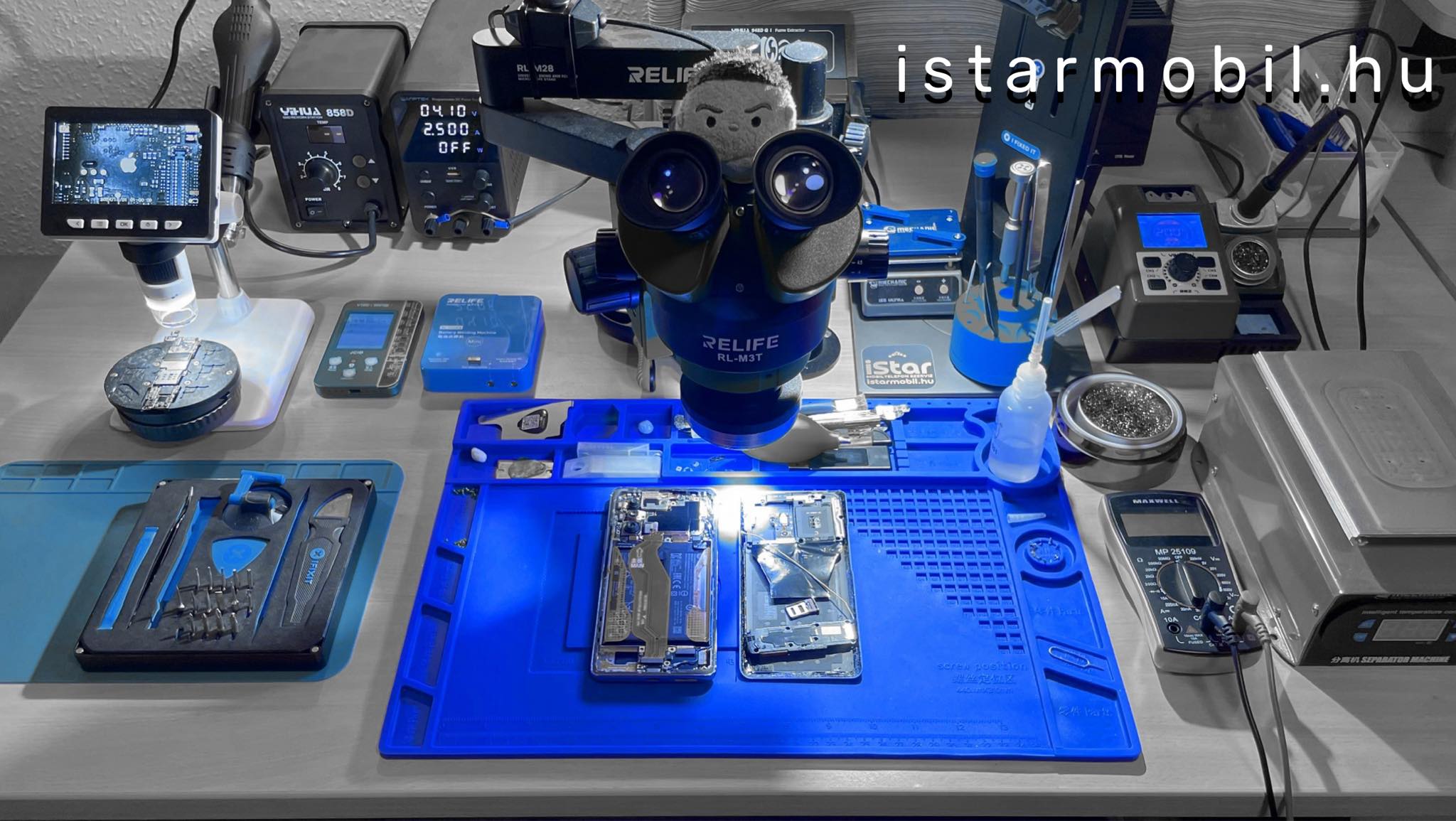 Elégedett ügyfeleknek átadott megjavított készülékek